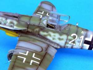 Detalhe de um modelo de avião alemão da 2ª Guerra Mundial